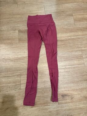 lululemon athletica Burgundy High-Rise Leggings